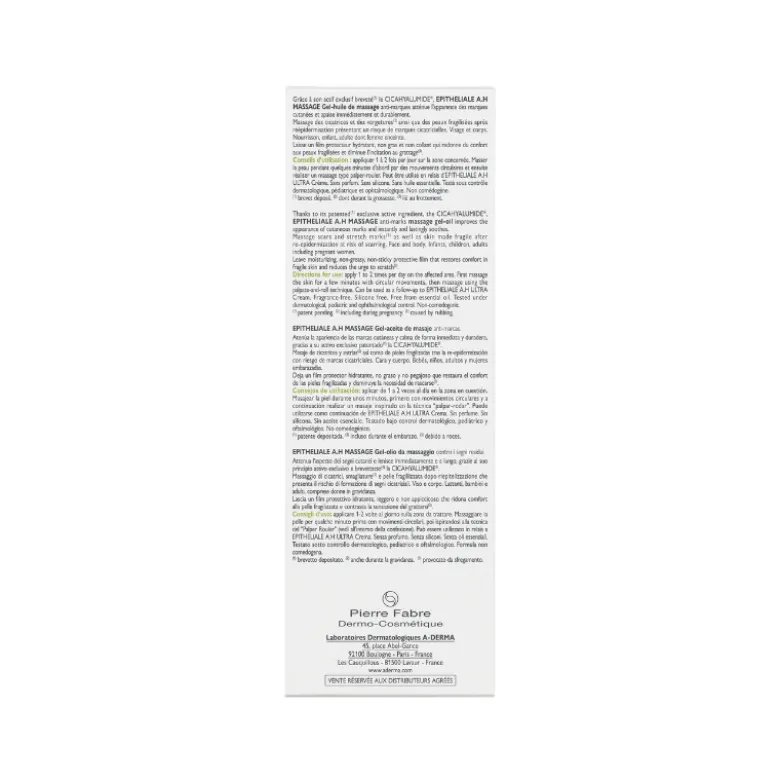 A-Derma Epithelia Ultra Repair Gel-Óleo 100ml