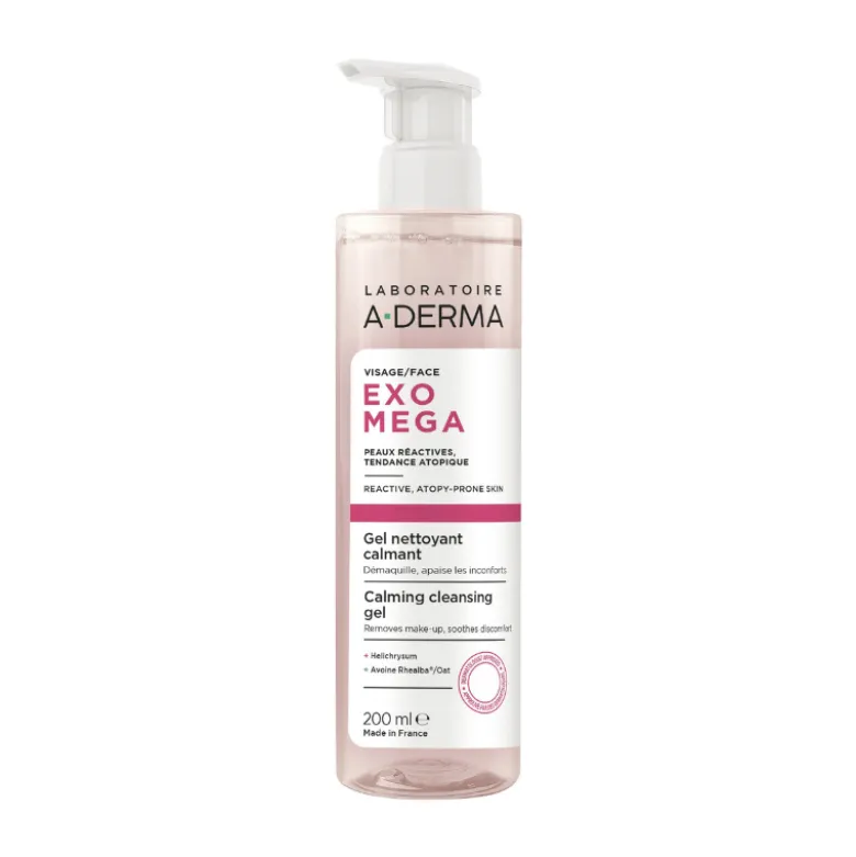 A-Derma Exomega Gel de Limpeza Apaziguante 200ml | Pele Atópica e Sensível