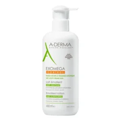 A-Derma Pack Exomega Control Leite Emoliente Pele Atópica 2x400ml Preço Especial