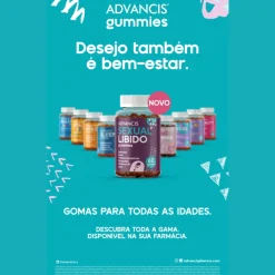 Advancis Sexual Libido Gummies 60 Gomas | Energia e Equilíbrio Hormonal