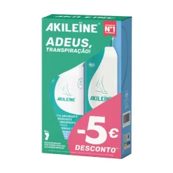 Akileine Pó Absorvente 75g + Spray Sapatos Deo 150ml -5€ Desconto