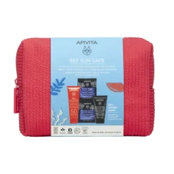 Apivita Bee Sun Creme Manchas SPF50 + Máscara + Gel Limpeza Oferta Bolsa