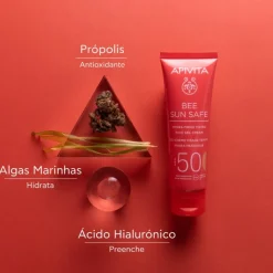 Apivita Bee Sun Safe Gel-Creme Hidra Refrescante SPF50 Com Cor 50ml