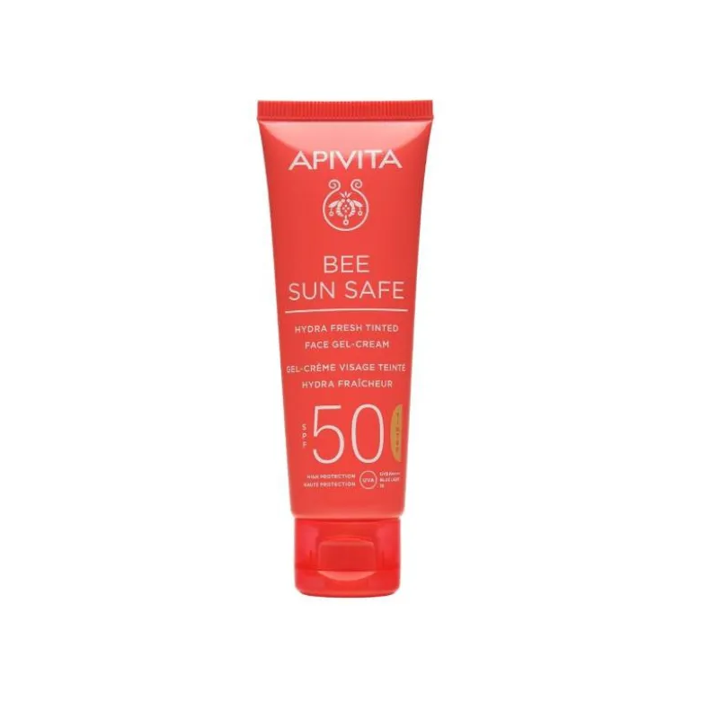 Apivita Bee Sun Safe Gel-Creme Hidra Refrescante SPF50 Com Cor 50ml