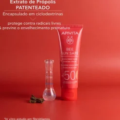 Apivita Bee Sun Safe Gel-Creme Hidra Refrescante SPF50 Com Cor 50ml