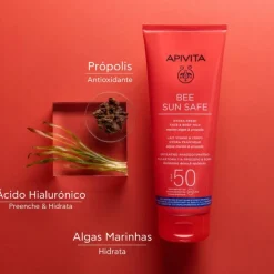 Apivita Bee Sun Safe Leite Hidra Refrescante Rosto & Corpo SPF50 200ml