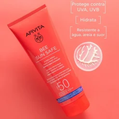 Apivita Bee Sun Safe Leite Hidra Refrescante Rosto & Corpo SPF50 200ml