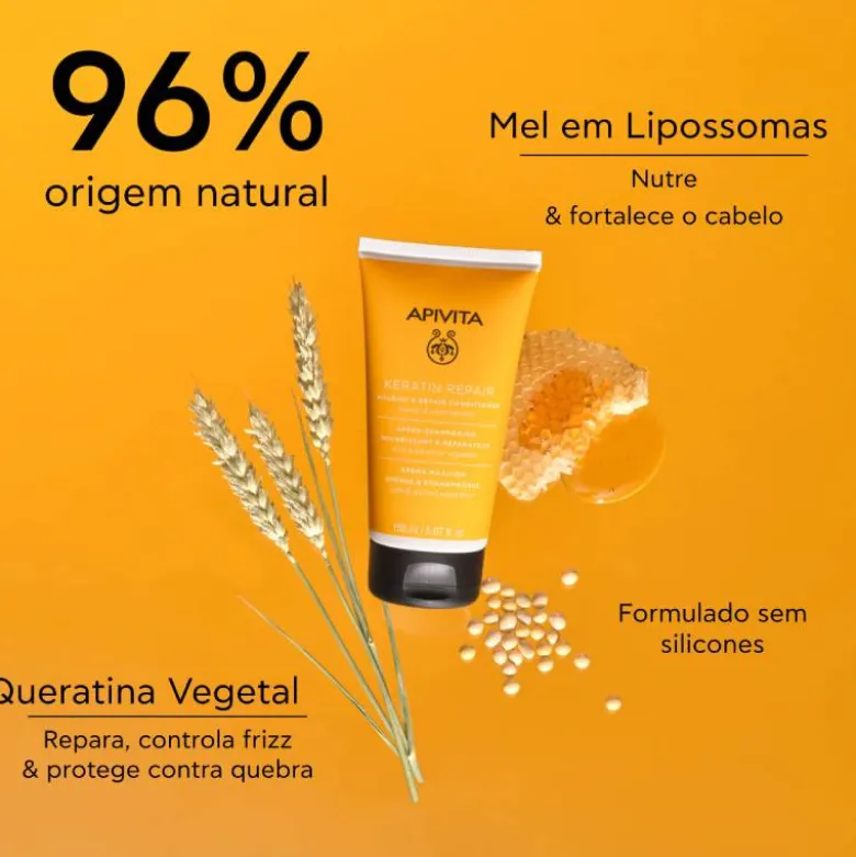 Apivita Condicionador Nutritivo & Reparador Cabelo Seco e Danificado 150ml