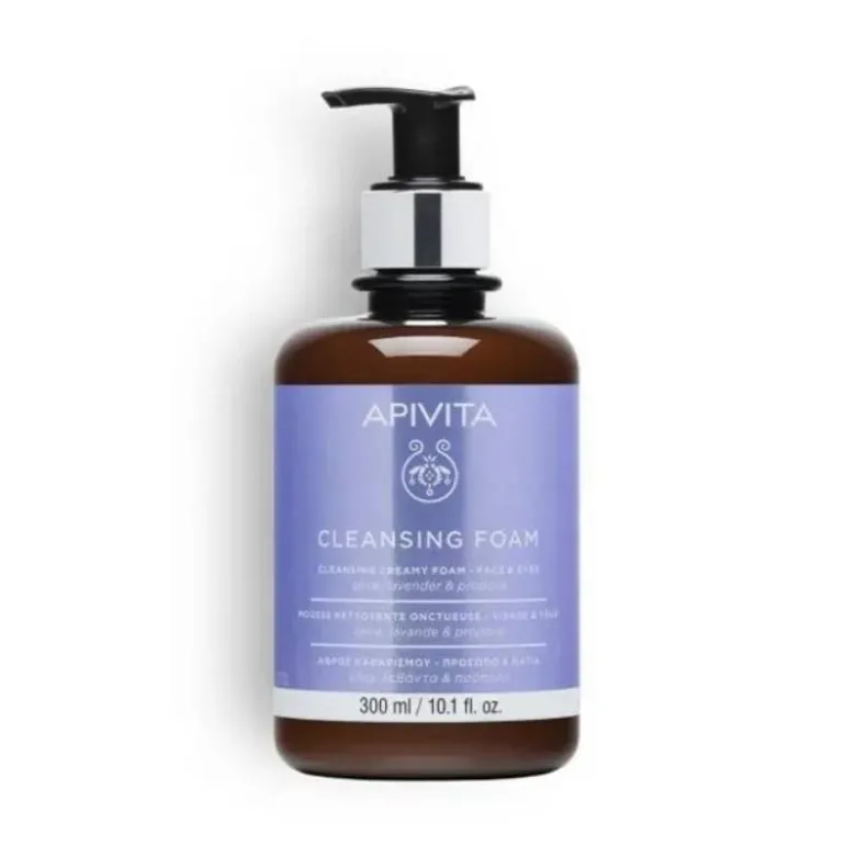 Apivita Espuma de Limpeza Rosto e Olhos 300ml