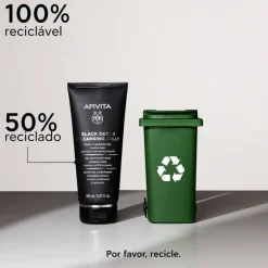 Apivita Gel de Limpeza Preto Rosto & Olhos 150ml