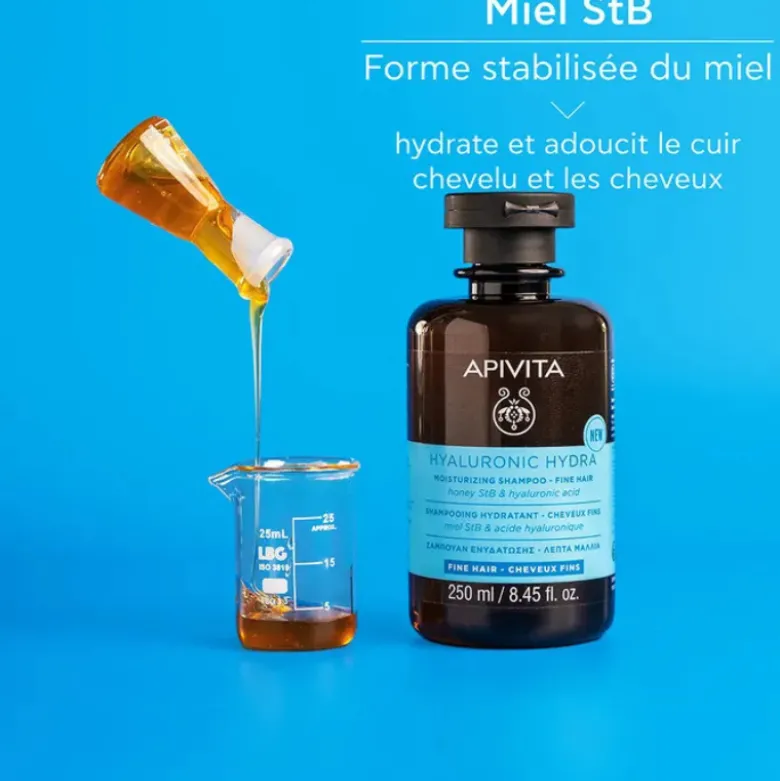Apivita Hyaluronic Hydra Champô Cabelo Fino 250ml