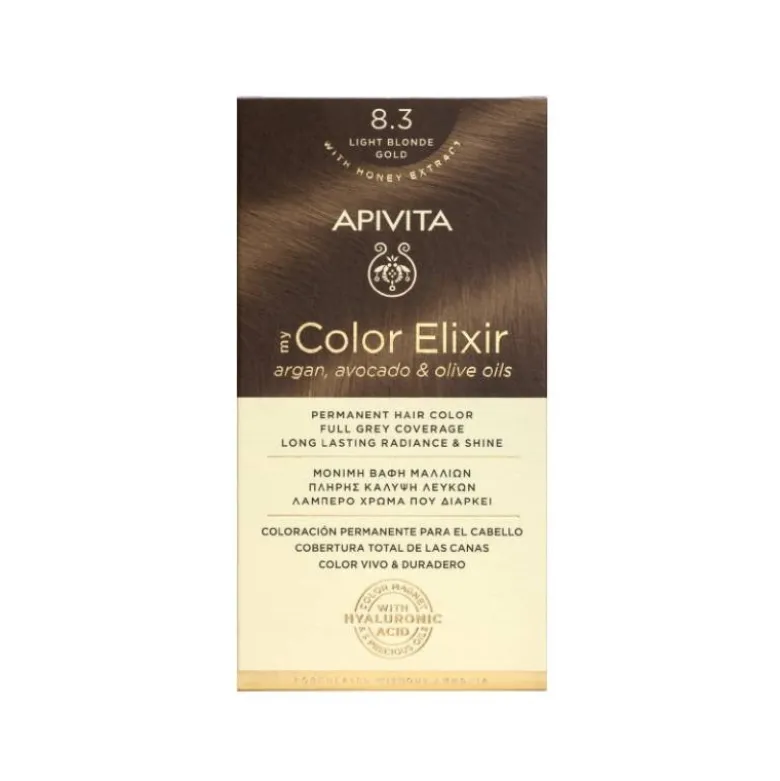 Apivita My Color Elixir Cor 8.3 Loiro Claro Dourado
