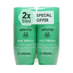 Apivita Pack Bee Fresh Deo 24H 2x50ml | -50% 2ªUnidade | Desodorizante sem Alumínio