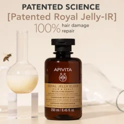 Apivita Royal Jelly Elixir Champô Revitalizante 250ml | Cabelo Fino e Sem Volume