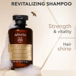 Apivita Royal Jelly Elixir Champô Revitalizante 250ml | Cabelo Fino e Sem Volume
