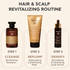 Apivita Royal Jelly Elixir Sérum Geleia Real 150ml | Cabelo Fino e Fraco
