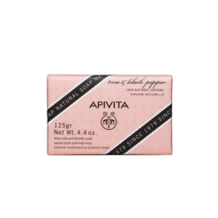 Apivita Sabonete Natural Rosa e Pimenta Preta 125g