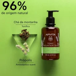 Apivita Tonic Mountain Tea Leite Hidratante Corporal 200ml