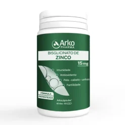 Arkocápsulas Bisglicinato Zinco x60 Cápsulas | Imunidade + Pele + Cabelo
