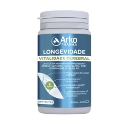 Arkopharma Longevidade Vitalidade Cerebral x60 Cápsulas | Memória + Foco