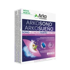 Arkosono Sono & Stress 15 Comprimidos | Suplemento Natural para Relaxar e Dormir Melhor