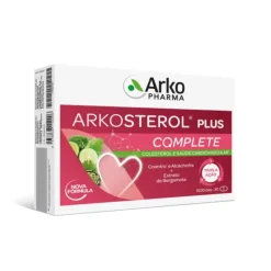 Arkosterol Plus Complete 30 Comprimidos | Suplemento p/ Colesterol | Bergamota, Policosanóis, Coentro, Alcachofra