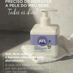ATL Baby Creme Hidratante 100g | Hidratação Suave para Pele Atópica Bebé