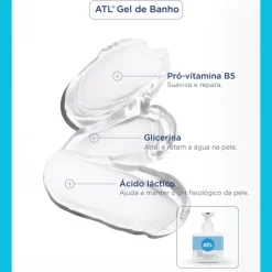 ATL Gel de Banho 400ml | Pele Sensível, Seca e Atópica
