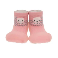 Attipas Aqua Octopus Pink Tam 21.5 | Calçado Barefoot Infantil para Água e Verão