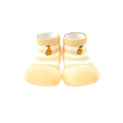 Attipas Fruity Yellow Sapato Bebé AQUA-X Barefoot T21.5 | Secagem rápida e ideais para praia e verão