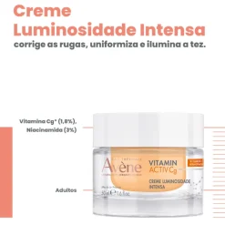 Avène Pack Vitamin Activ Cg Creme 50ml + 50% Desc. Recarga | Luminosidade e Antimanchas