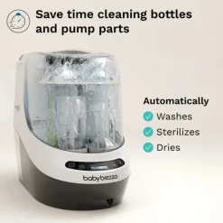 Baby Brezza Bottle Washer Pro 3 em 1 | Lava, Esteriliza e Seca Biberões Automaticamente
