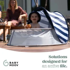 Babymoov Aquani Tenda de Praia 3 em 1 |Proteção Solar UPF 50+ | Mosquiteira | Transforma-se em Piscina