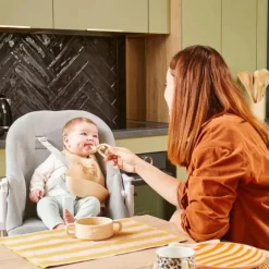 BabyMoov Colher de Dentição Bege Silicone 4M+ | Mordedor e Colher Ergonómica Bebé