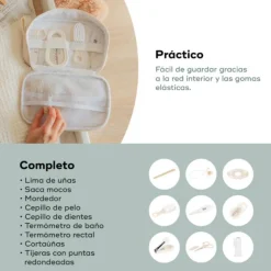 Babymoov Necessaire de Cuidados Bebé | Inclui 9 Acessórios