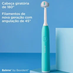 Balene by Bexident Duotech Recargas Substituição Dureza Suave para Escova Elétrica