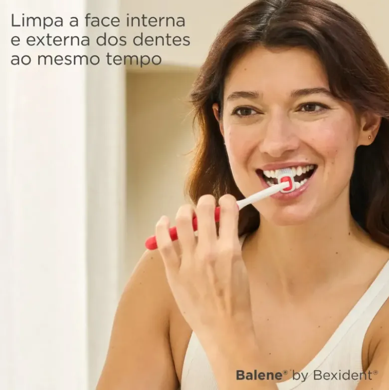 Balene by Bexident Escova Dentes Média Azul para Gengivas Sensíveis