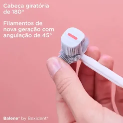 Balene by Bexident Escova Dentes Suave Coral para Gengivas Sensíveis