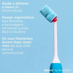 Balene by Bexident Junior Escova Infantil Azul +6 Anos Design Ergonómico e Cerdas Suaves