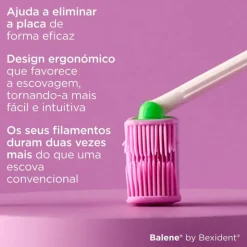 Balene by Bexident Junior Escova Infantil Lilás +6 Anos Design Ergonómico e Cerdas Suaves