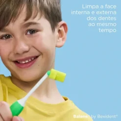 Balene by Bexident Junior Escova Infantil Verde +6 Anos Design Ergonómico e Cerdas Suaves