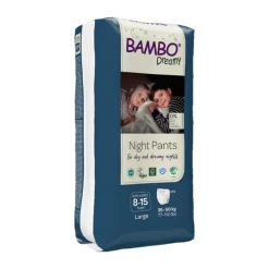 Bambo Dreamy Fraldas Noturnas (35-50 kg) 8-15Anos 10 Unidades
