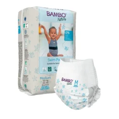 Bambo Nature Fraldas de Banho (+12 kg) 12 Unidades