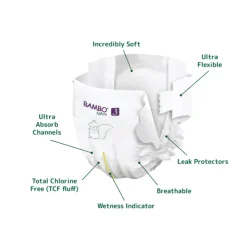 Bambo Nature Fraldas 3 (4-8 kg) 52 Unidades