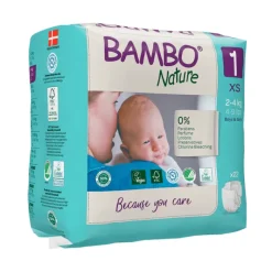 Bambo Nature Fraldas 1 (2-4 kg) 22 Unidades