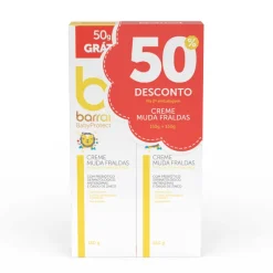 Barral BabyProtect Pack Creme Muda Fraldas 2x150g | Proteção Assaduras | Óxido de Zinco | Prevenção Diária