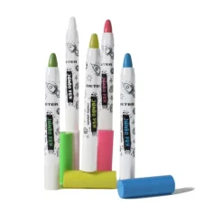 Beter Genius Tribe Lápis de Pintura Facial e Corporal | 5 Cores Jumbo | Recomendado +5 Anos