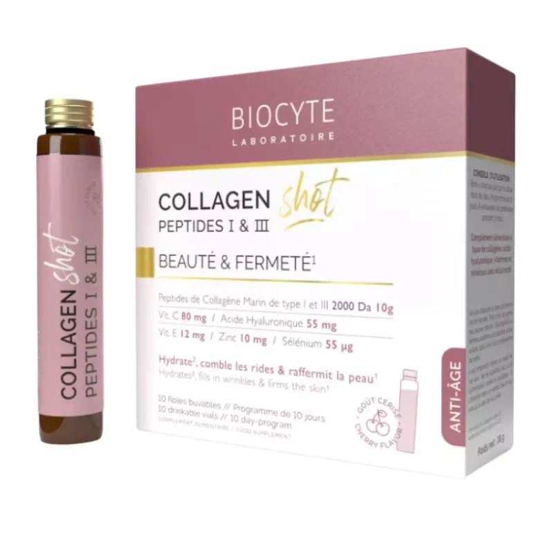 Biocyte Collagen Shot Pepti 1/2 Beleza & Firmeza 10x25ml