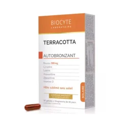 Biocyte Terracotta Autobronzant 30 Cápsulas | Cápsulas Autobronzeadoras | Bronzeado sem Sol