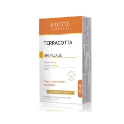 Biocyte Terracotta Bronzage 30 Cápsulas | Suplemento Preparador de Bronzeado